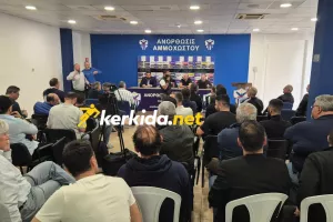 (Φώτος) Η συνάντηση Πραστίτη με πρώην παράγοντες