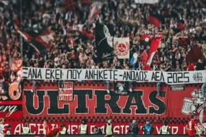 Σήκωσαν πανό για την ΑΕΛ Λάρισας στη Νυρεμβέργη