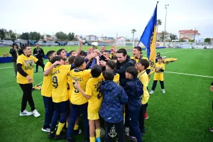 ΑΕΛ Κ14/Τα πανηγύρια της κατάκτησης του πρωταθλήματος (Φώτος)