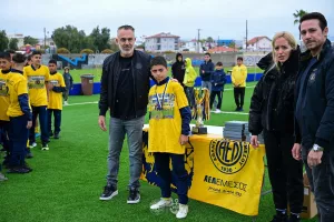 ΑΕΛ Κ14/Τα πανηγύρια της κατάκτησης του πρωταθλήματος (Φώτος)