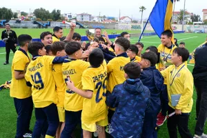 ΑΕΛ Κ14/Τα πανηγύρια της κατάκτησης του πρωταθλήματος (Φώτος)