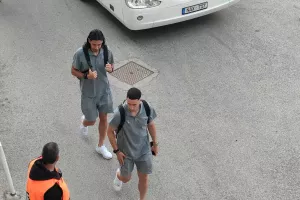 (Φώτος Kerkida) Η άφιξη της Πάφος FC 