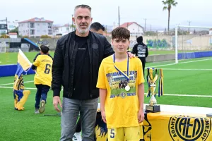ΑΕΛ Κ14/Τα πανηγύρια της κατάκτησης του πρωταθλήματος (Φώτος)