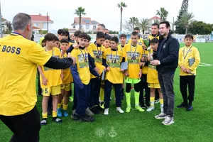 ΑΕΛ Κ14/Τα πανηγύρια της κατάκτησης του πρωταθλήματος (Φώτος)