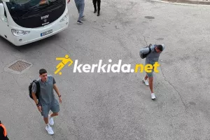 (Φώτος Kerkida) Η άφιξη της Πάφος FC 