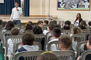Μήνυμα αθλητικής παιδείας στο Δημοτικό Αγίου Βασιλείου από την ΕΣΔΑ και την ΠΑΕΕΚ