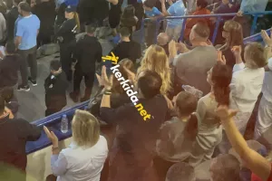 (ΒΙΝΤΕΟ Kerkida) Στο...πόδι ο ΠτΔ μετά τα γκολ και ΧΑΜΟΣ στην κερκίδα!