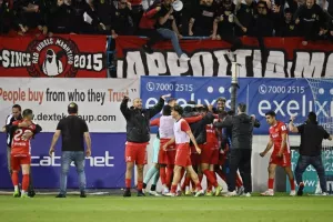 Ερυθρόλευκο διπλό στο "ΠΑΠ"/Αναπτερώθηκαν οι ελπίδες παραμονής (Φώτος)