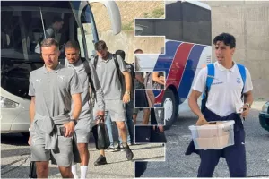 (Φώτος Kerkida) Η άφιξη της Πάφος FC και Απόλλωνα 