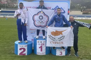 Το πρώτο χρυσό της Κύπρου στην Παγκόσμια Γυμνασιάδα (ISF K15)