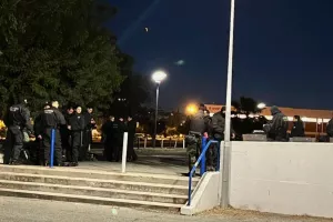 Ισχυρή αστυνομική δύναμη... ενόψει ΑΠΟΕΛ - Ανόρθωση (Φώτος)