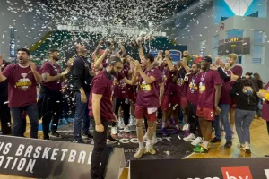 Η στιγμή της απονομής στον Κυπελλούχο Κεραυνό (Βίντεο/Φώτος Kerkida)