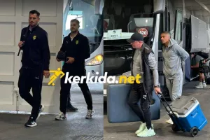 (ΦΩΤΟΣ kerkida.net) Η άφιξη της ΑΕΚ και της Πάφου 
