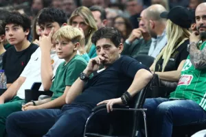 «Παρών» στο ΟΑΚΑ για το Game 2 του Παναθηναϊκού με την Εφές ο Γιαννακόπουλος