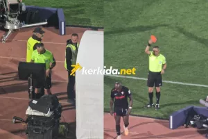 On field review και αποβολή για Ταμπέκου