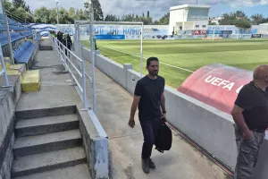 (ΦΩΤΟΣ Kerkida) Άφιξη...ΑΕΛ