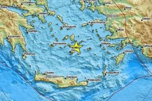Σεισμός μεταξύ Σαντορίνης και Αμοργού