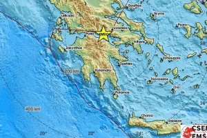 Σεισμός 4,8 Ρίχτερ στον Κορινθιακό που έγινε αισθητός και στην Αττική