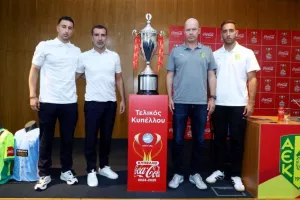 (Φώτος) Η δημοσιογραφική διάσκεψη... ενόψει τελικού κυπέλλου