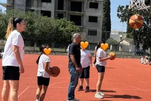 Επίσκεψη με… μπασκετικό αέρα (Φώτος)