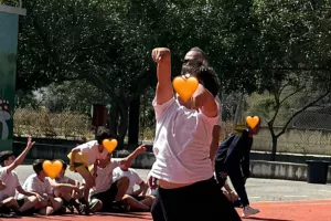 Επίσκεψη με… μπασκετικό αέρα (Φώτος)