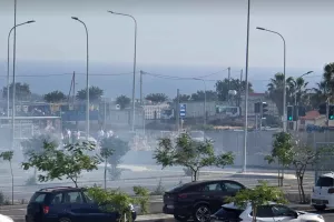 Για λίγο αναστάτωση και... δακρυγόνα! (ΦΩΤΟΣ kerkida) 