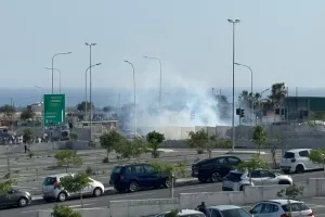 Για λίγο αναστάτωση και... δακρυγόνα! (ΦΩΤΟΣ kerkida) 