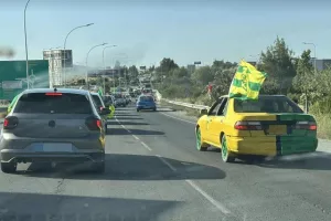 Αναχώρησαν για ΓΣΠ/ Οι δρόμοι... στο κίτρινο και πράσινο! (Φώτος Kerkida)