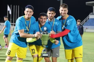 (Βίντεο/Φώτος Kerkida) Η απονομή... στην νταμπλούχο Πάφο Κ19