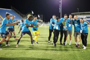 (Βίντεο/Φώτος Kerkida) Η απονομή... στην νταμπλούχο Πάφο Κ19