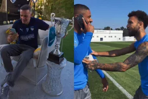 ΕΠΙΚΟ βίντεο από την Πάφος FC: "Shakira; Rihanna; Σάκης Ρουβάς!"