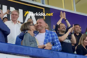 Μετά το ματς και πριν την απονομή - Χαρούμενες στιγμές για Λομάκιν και ΠτΔ (Βίντεο Kerkida)