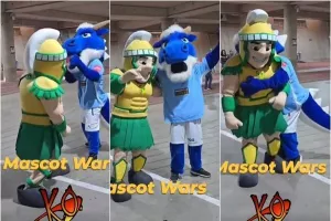 Η μάχη... των μασκότ! (Βίντεο)