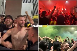 Έξω από τα αποδυτήρια οι οπαδοί - Αποθέωσαν τους παίκτες! (Φώτος/Βίντεο Kerkida)