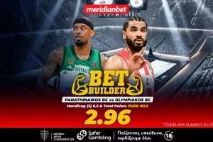 Παναθηναϊκός-Ολυμπιακός: Bet builder στον πρώτο τελικό με… 2.96! - Φοβερές ευκαιρίες με τρομερό μπόνους