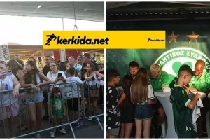 (ΒΙΝΤΕΟ/ΦΩΤΟΣ Kerkida-UPD) Στη...σειρά για τους παίκτες