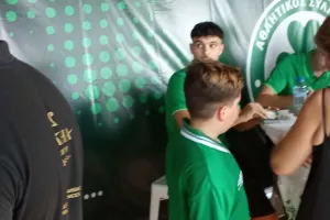(ΒΙΝΤΕΟ/ΦΩΤΟΣ Kerkida-UPD) Στη...σειρά για τους παίκτες