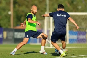 Η προπόνηση της Εθνικής μας - Πρόβλημα με Μάμα (Φώτος/Βίντεο)
