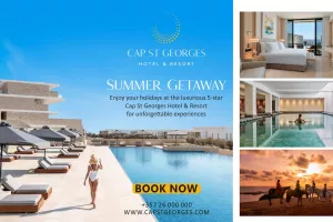 Cap St Georges Hotel & Resort: Αυτό το καλοκαίρι, ζήστε την εμπειρία που σας αξίζει!