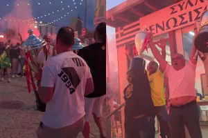 (Βίντεο) Χαμός... στην Αναφωτία για τα τρόπαια-Επόμενη στάση η Ξυλοτύμπου