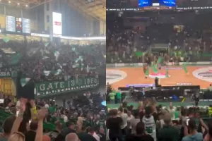 (Βίντεο Kerkida) Η είσοδος του Παναθηναϊκού
