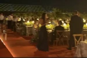 (Φώτος) Λαμπερός γάμος στην Αρένα