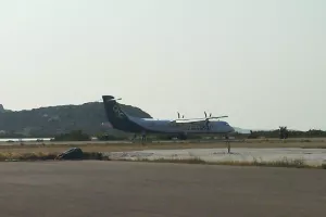 Έπιασε φωτιά ο κινητήρας-Αναγκαστική προσγείωση στη Νάξο