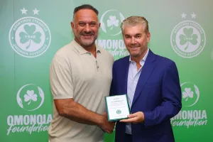 (Βίντεο/Φώτος Kerkida) "Το OMONOIA Foundation θα ενδυναμώσει το κοινωνικό πρόσωπο της ομάδας"