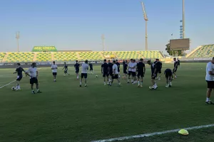 (Φώτος kerkida) Η προπόνηση της Παρτίζαν στην "Αρένα"