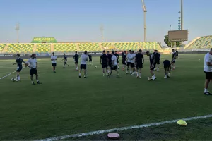 (Φώτος kerkida) Η προπόνηση της Παρτίζαν στην "Αρένα"