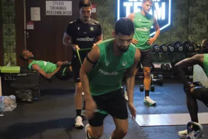 Πρωινό... στο γυμναστήριο (Φώτος)