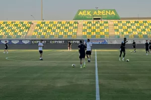 (Φώτος kerkida) Η προπόνηση της Παρτίζαν στην "Αρένα"