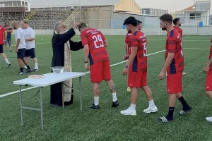 Πρώτη προπόνηση και αγιασμός για την Αλκή (φώτος)
