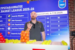 ΦΩΤΟΣ/Κλήρωση ECOMMBX Basket League 2025-2026